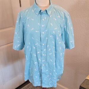 George Light Blue Casual Button-Down Shirt